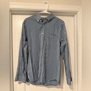 Vineyard Vines Blue and White Checkered Shirt